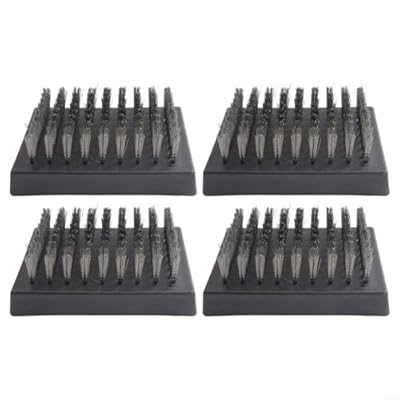 Grill Cleaning Brush Replacement Heads, Stainless Steel Wire Bristle Cleaner For Outdoor Grill, Grill Accessories For BBQ(4pcs)