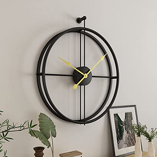 FAKEME Relógio de parede grande, relógio de parede para decoração industrial europeia, relógio inter