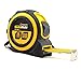 Tape Measure 16-Foot (5m) by Magnelex, Inches and Metric Measuring Tape for Construction, Home Use and DIY, Smooth Sliding Nylon Coated Ruler, Strong Belt Clip, Impact Resistant Rubber Covered Case