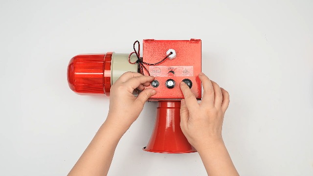 Sirena Di Allarme Industriale Con Luce LED - 115 DB, Impermeabile IP65, Per Cantieri, Miniere, Macchinari - 7