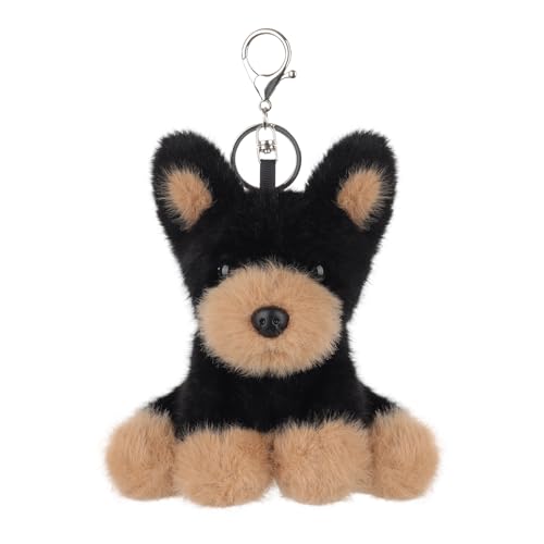 Llavero de peluche cachorro Apricot Lamb marrón, regalo original