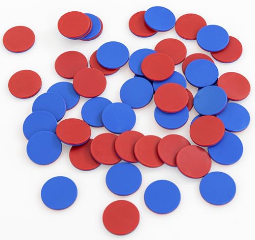 Betzold Wendeplättchen – Mathematik-Lehrmittel Grundschule Rechnen lernen rot blau