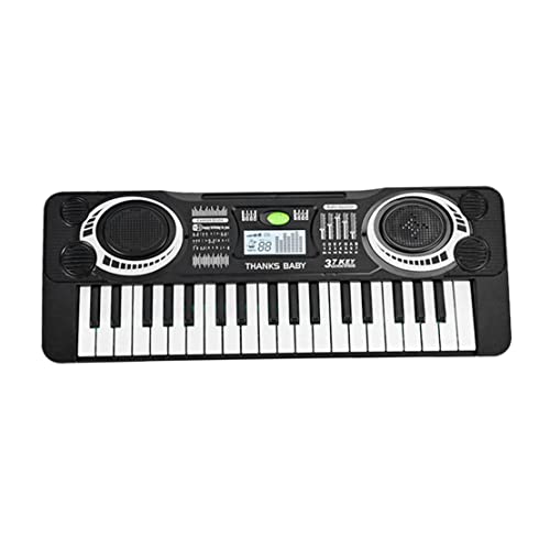Runfon 37 Touches Clavier, Clavier de Musique numérique 37 Touches Clavier Electronic Organ Black White Musical Musical… - Les Beatles, Paul McCartney, John Lennon, RIngo Starr, George Harrison Runfon 37 Touches Clavier, Clavier de Musique numérique 37 Touches Clavier Electronic Organ Black White Musical Musical…