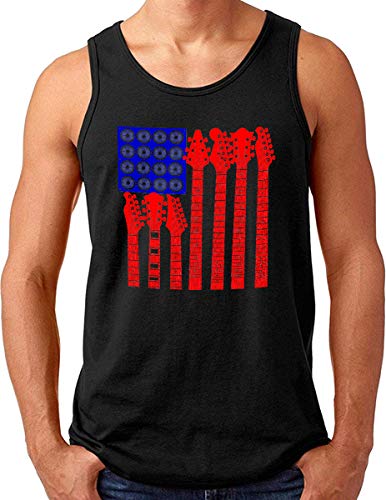 T-shirt guitare drapeau américain le cadeau idéal pour guitariste