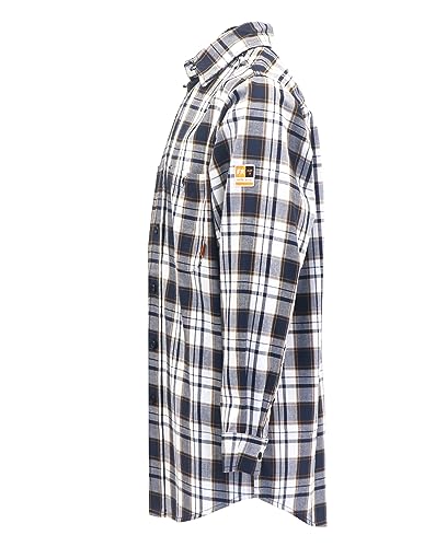 KONRECO FR Shirts for Men Button Down Flame Resistant HRC2 Men's Welding Shirts2