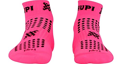 Meia Curta para Corrida HUPI - Running Pro Rosa Neon, Cor: ROSA