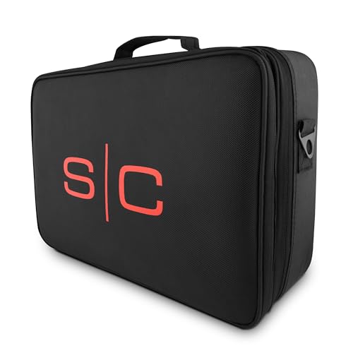 StyleCraft On-The-Go Professional Hair Clipper, Trimmer, Shaver Barber Carry or Travel Case with Zipper and Multi-Pockets