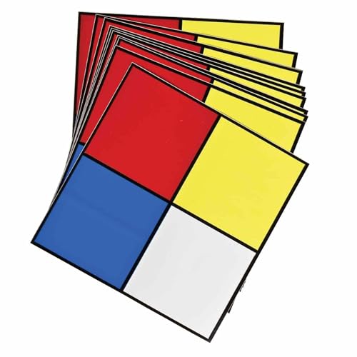 Autocollants carrés Brady pour organiser l'atelier vinyle haute performance 58501 B-946