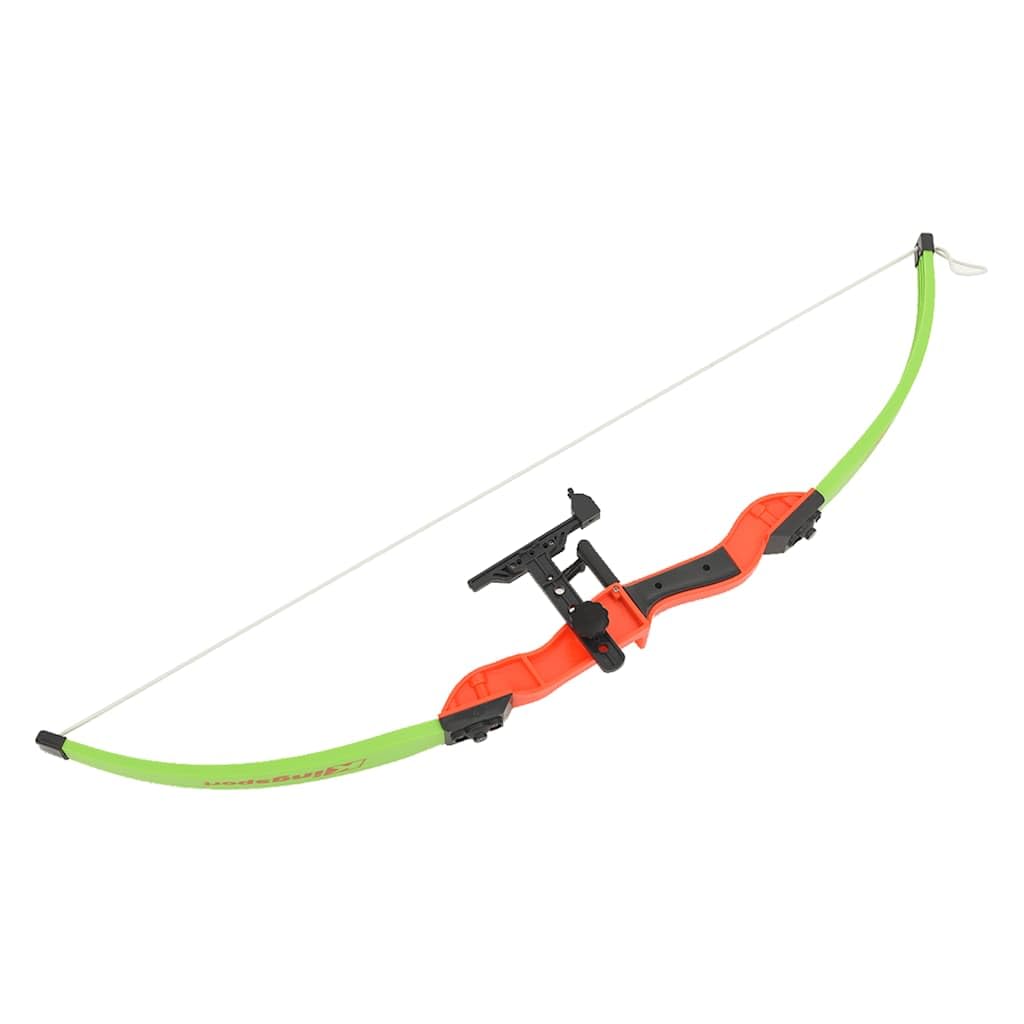 Juego de tiro con arco para niños con diana y 3 flechas de ABS, PP, PE, longitud del arco 76 cm, diana 45 x 45 x 92 cm, juguete deportivo al aire libre para jardín, parque, ocio y coordinación