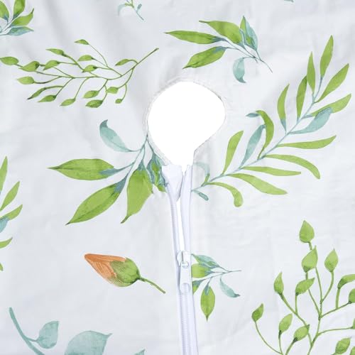 EVERYDAY LUXURIES Waterproof Oblong Tablecloth with Umbrella Hole 60 x 84 Inch Stain and Wrinkle Resistant | Decorative 3.6 Gauge Camilla's Garden Vinyl Table Cover for Indoor Outdoor Seatings. by EVERYDAY LUXURIES - Used condition - Image 2