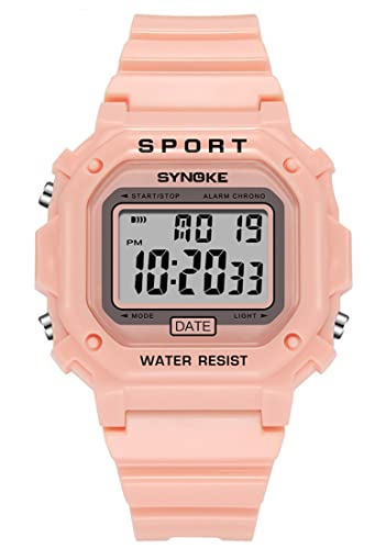 KINGNUOS �A�E�g�h�A�X�|�[�c�E�H�b�` ���j �f�W�^���E�H�b�` �J�b�v���E�H�b�` �����Y ���f�B�[�X �h�� LED���v �X�N�G�A �d�q�w���r���v, �s���N