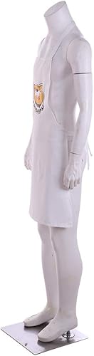 Miniatura 3 de Delantal unisex The Way of the Househusband Cosplay Gokushufudo impreso delantal de cocina de dibujos animados accesorios de cosplay, Blanco