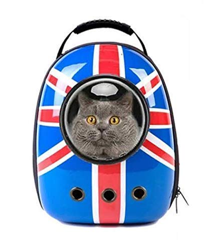 PSK Puppies Portable Multi Air Vents Waterproof Light-Weight British Flag Print Travel Bag Cum Carrier Space Astronaut Capsule Backpack for Cats, Dogs, Pets & Petite Animals (B08SQN62LK) Amazon Price History, Amazon Price Tracker