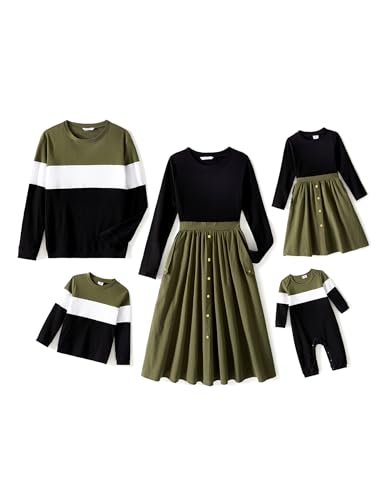 Family Matching Outfits Men Sweatshirt: Long Sleeves for Fall Winter...