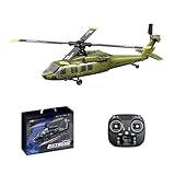 Moteur brushless puissant & servo numérique : réponse rapide et puissance fiable. Équipé d'un entraînement direct sans balais et de servos numériques, cet hélicoptère télécommandé UH-60 offre un contrôle cohérent
