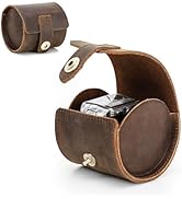 CONTACT'S FAMILY Watch Storage Box, Watch Gift Box, Genuine Leather Watch Protective Roll Travel ...