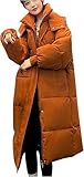 Doté d'une longueur maxi élégante et d'une construction gonflée, ce manteau à capuche