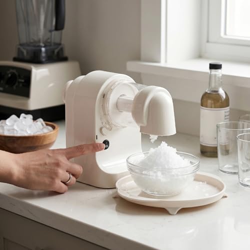 Machine à cône de neige électrique avec rasoir à glace rechargeable performant - 8