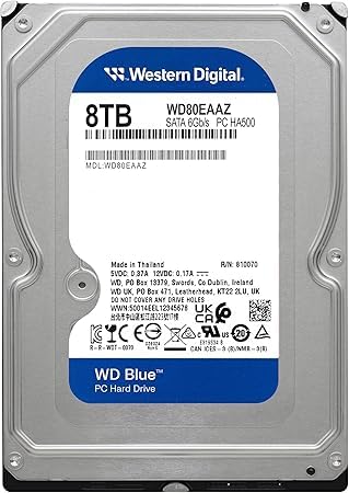 ウエスタンデジタル WD80EAAZ WD Blue 内蔵HDD 8TB の商品画像 1