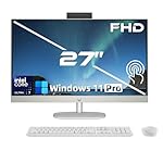 HP 27" FHD Touchscreen Business All-in-One Desktop Computer, Intel 12-core Ultra 7 155U (Beats i7-1355U), Wireless KB & Mouse, Wi-Fi 6, Windows 11 Pro, for Home or Work(32 GB RAM | 2 TB SSD)