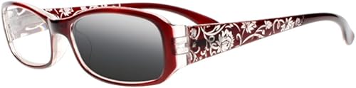 Gafas de sol fotocromáticas de transición para mujer, tallan flores, UV400