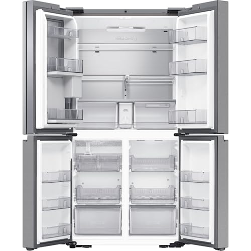 Samsung Réfrigérateur 4 Portes Family Hub AI, Avec AI Vision Inside, Wifi+AI Energy Mode, Centre de Boissons, Dos Métallique, 636 L