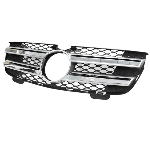 SecosAutoparts Bumper Radiator Grille Front Compatible with Mercedes-Benz GL320 GL450 2007 2008 2009 Replace# 16488001859776, MB1200174