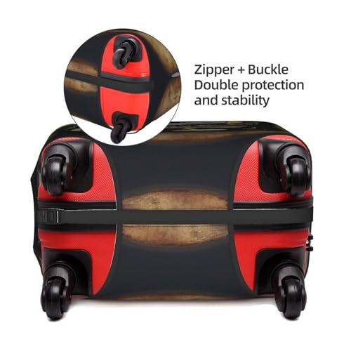 Music 1 Print Personalized Travel Luggage Cover With Zipper, Elastic Luggage Cover,For Daily Use4