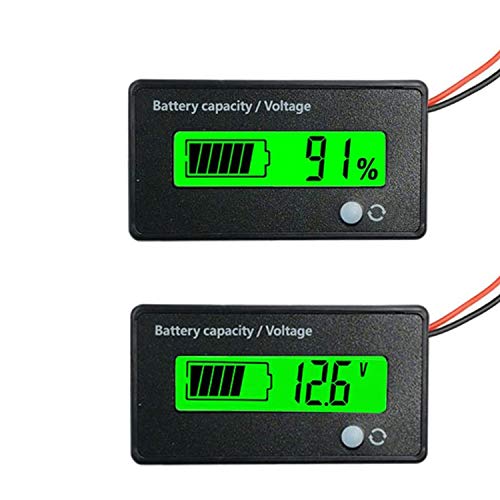 QJFCare tbVA[ O[ LCD hobe[eʃj^[ Q[W[^[A12V/24V/36V/48V _obe[Xe[^XCWP[^[A`EeʃeX^[d[^[j^[