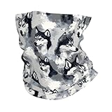 Uso multifunzionale: questo accessorio si trasforma facilmente in una bandana Blue Eyes Husky, sciarpa da uomo, maschera per il viso per uomo o passamontagna da uomo. Funziona anche come fascia, braccialetto, berretto o passamontagna da donna, rendendolo l'attrezzatura ideale per sessioni di palestra, viaggi all'aperto o stratificazione per il freddo
