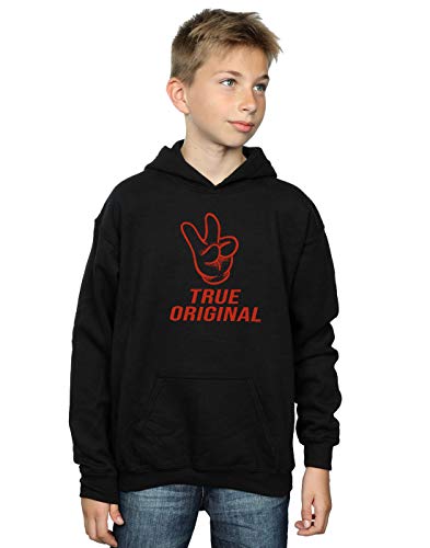 Disney Boys Mickey Mouse True Original Hoodie Black 9-11 Years