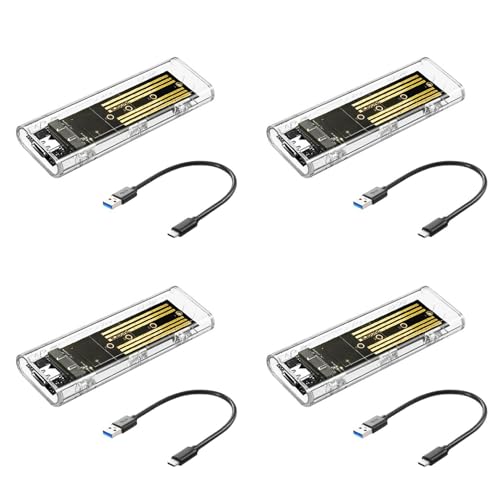 Hlsicna(wVL) 4X M2 SSD P[X M.2 NVME SSD GN[W |[^u USB3.1 ^Cv C SSD n[hfBXNP[X 5Gbps PC p