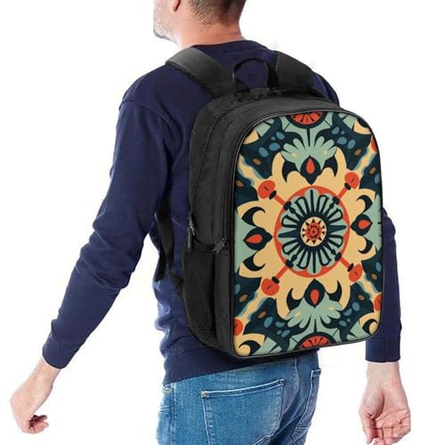 Sac à dos imprimé 3D Mandala cartoon à grande capacité pour garçon - 5