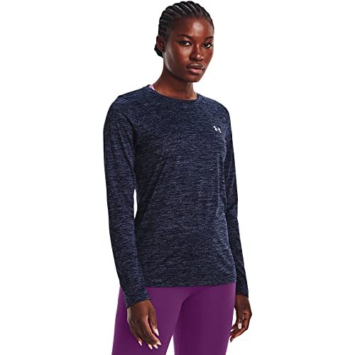 Under Armour Damen Tech Crew Twist Long Sleeves, Mdn, M EU