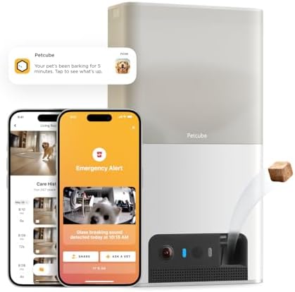 Petcube Bites 2 Lite Interactive WiFi Pet Monitoring — close-up of materials and construction quality