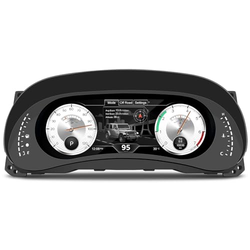 Digital Instrument Cluster for Jeep Wrangler JK 2011-2017, 12.3
