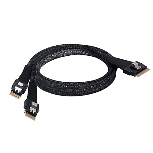 Cable Slimline SAS SFF-8654 8I divisor de datos para almacenamiento SAS de servidor 3