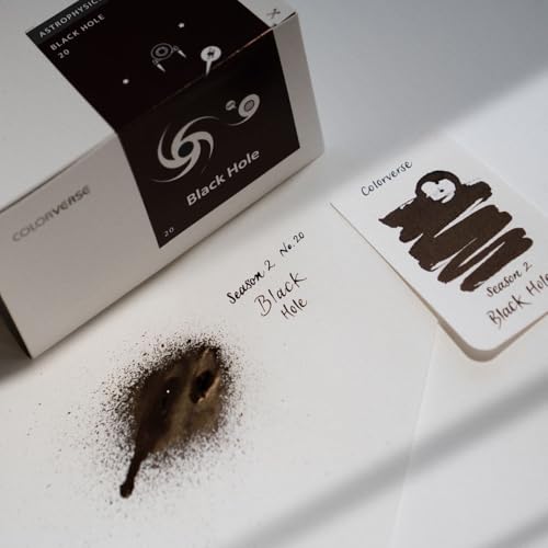 Image of Colorverse Ink - Astrophysics - Black Hole (65ml & 15ml) Fountain Pen Ink
