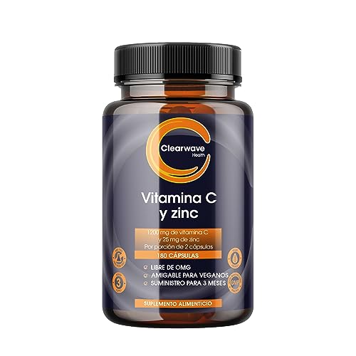 Cápsulas de Vitamina C y Zinc 180 uds