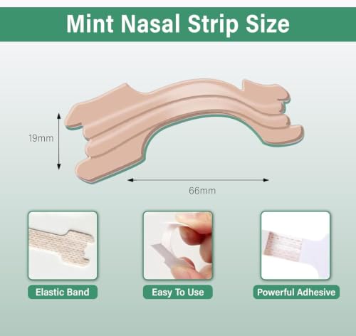Image of Breathing Nasal Strips - ( 30 Count ) Breathe Right Nasal Strips for Snoring, Extra Strength Beige Nasal Pureflow Breathing Strips to Improve Sleep, Instant Nasal Congestion Relief Caused by Good Breath Colds & Allergies (Snoring Nose Stopper)