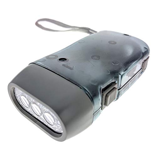 Kikkerland UL525 Classic Dynamo Flashlight