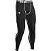 Under Armour Mens HeatGear Sonic Compression Legging - Black/White
