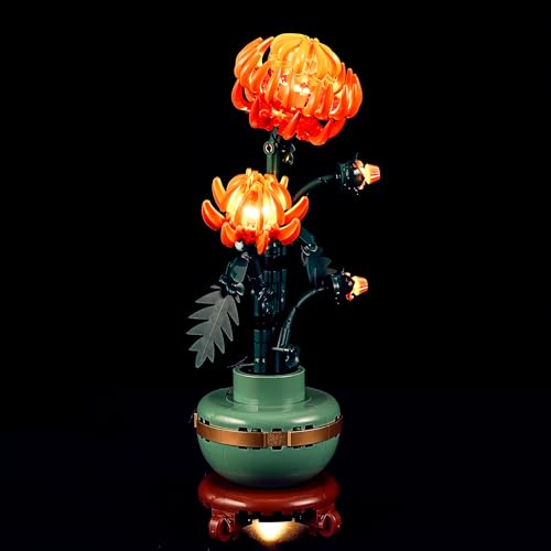 MENZAVA Luz Compatible con Lego 10368 Crisantemo Botanical Collection   Kit de iluminación LED para el Modelo de Bloques de construcción (Modelos NO Incluido)