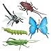 Safari Ltd. Insects TOOB - 14 Mini Figurines: Caterpillar, Dragonfly, Centipede, Grasshopper, Ladybug, Spider, Bee, Scorpion, Mantis, & More - Educational Toy Figures for Boys, Girls & Kids Ages 3+