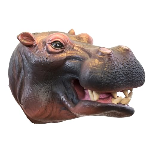 Marionnette à main hippopotame Wild Thingz peluche éveil enfant
