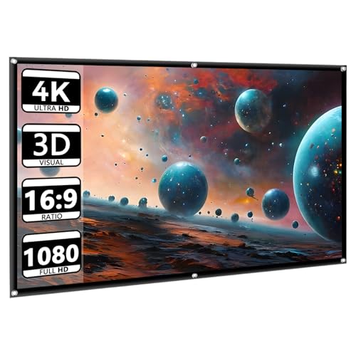 Pantalla de proyector plegable 150 pulg 16:9 doble cara