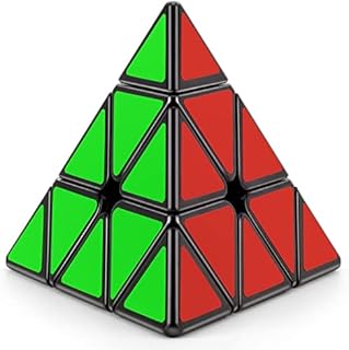 TOYESS Pyraminx Speed Cube 3x3, Magic Cube Triangle Pyramid Puzzle Twist Travel Toys for Gift, Stocking Filler or Kids & Adults