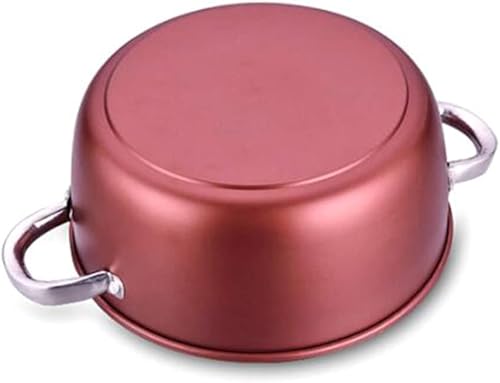 Miniatura 6 de ZLXDP - Olla antiadherente para el hogar juego de 2 piezas sartén para freír olla de leche olla de inducción de regalo olla universal