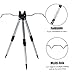 Mednkoku Fishing Rod Tripod Stand Foldable Anti-Rust Non-Slip Telescopic Portable Aluminium Alloy Holder Outdoor Pole Rest Rod Racks