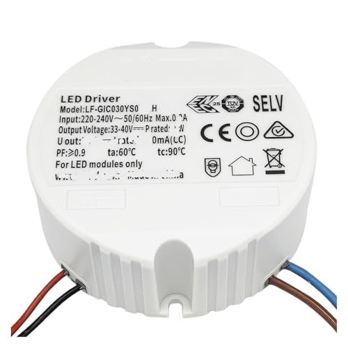 Alimentation LED sans scintillement pour stopper la fatigue visuelle GIC0300600H